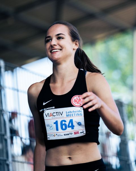 Sophie Ullrich (Eintracht Frankfurt e.V.) im Dreisprung am 06.08.2022 beim Lohrheide-Meeting im Lohrheidestadion in Bochum-Wattenscheid