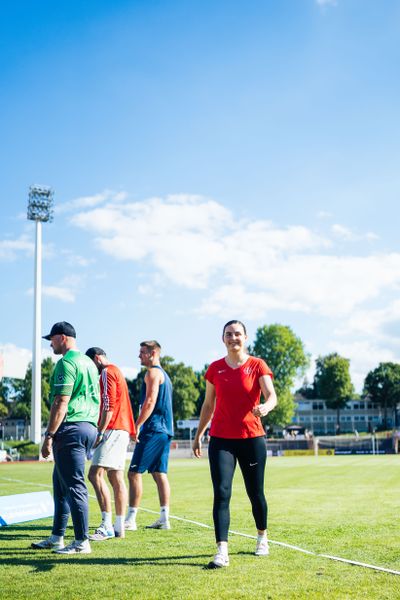 Marike Steinacker (TSV Bayer 04 Leverkusen) am 06.08.2022 beim Lohrheide-Meeting im Lohrheidestadion in Bochum-Wattenscheid