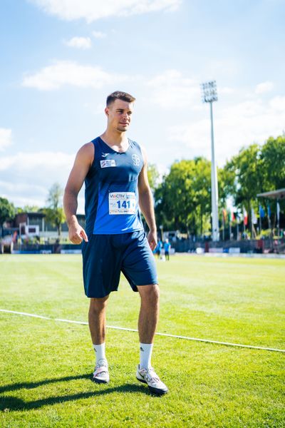 Magnus Toebben (LAV Bayer Uerdingen/Dormagen) am 06.08.2022 beim Lohrheide-Meeting im Lohrheidestadion in Bochum-Wattenscheid