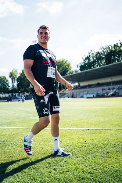 Torben Brandt (SCC Berlin) am 06.08.2022 beim Lohrheide-Meeting im Lohrheidestadion in Bochum-Wattenscheid