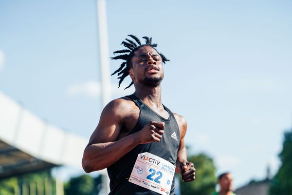 Raphael Bouju (Niederlande) am 06.08.2022 beim Lohrheide-Meeting im Lohrheidestadion in Bochum-Wattenscheid