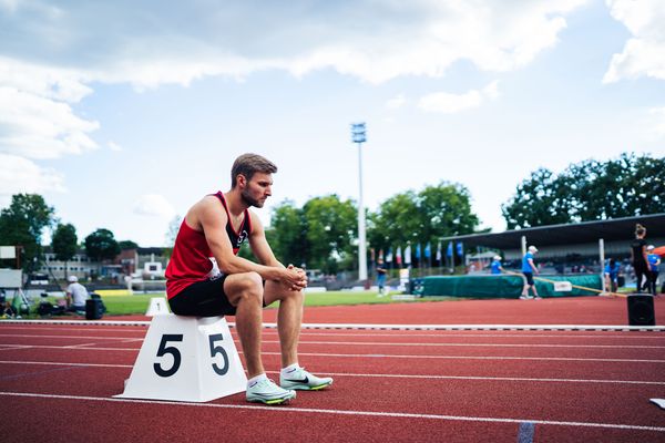 Fabian Dammermann (LG Osnabrueck) am 06.08.2022 beim Lohrheide-Meeting im Lohrheidestadion in Bochum-Wattenscheid