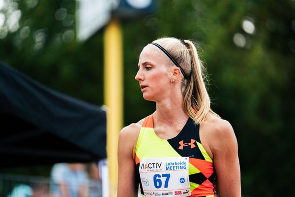 Fleur Jong (Niederlande) im Weitsprung am 06.08.2022 beim Lohrheide-Meeting im Lohrheidestadion in Bochum-Wattenscheid