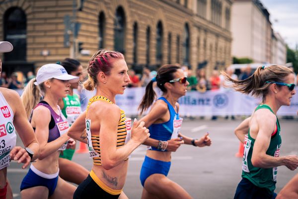 Kristina Hendel (GER); Marathon am 15.08.2022 bei den Leichtathletik-Europameisterschaften in Muenchen