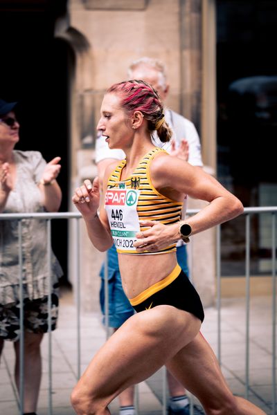 Kristina Hendel (GER); Marathon am 15.08.2022 bei den Leichtathletik-Europameisterschaften in Muenchen