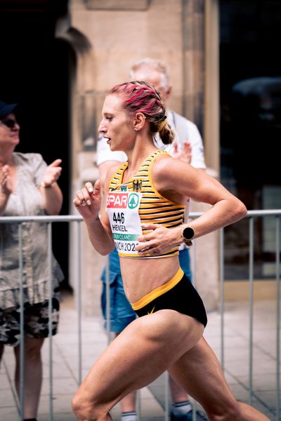 Kristina Hendel (GER); Marathon am 15.08.2022 bei den Leichtathletik-Europameisterschaften in Muenchen