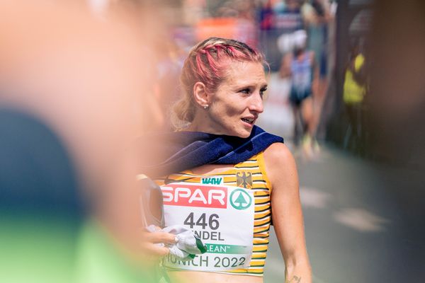 Kristina Hendel (GER); Marathon am 15.08.2022 bei den Leichtathletik-Europameisterschaften in Muenchen