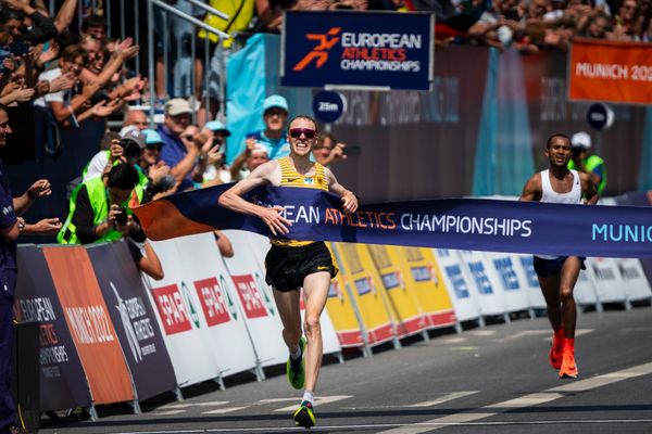 Richard Ringer (GER); Marathon am 15.08.2022 bei den Leichtathletik-Europameisterschaften in Muenchen