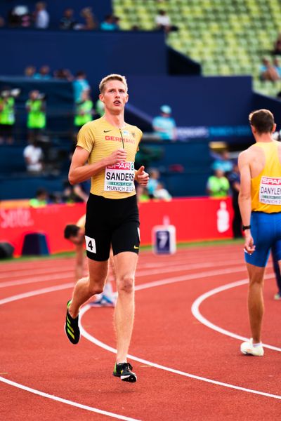 Manuel Sanders (GER) am 15.08.2022 bei den Leichtathletik-Europameisterschaften in Muenchen