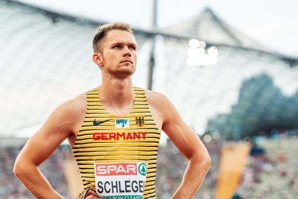 Marvin Schlegel (GER) am 15.08.2022 bei den Leichtathletik-Europameisterschaften in Muenchen