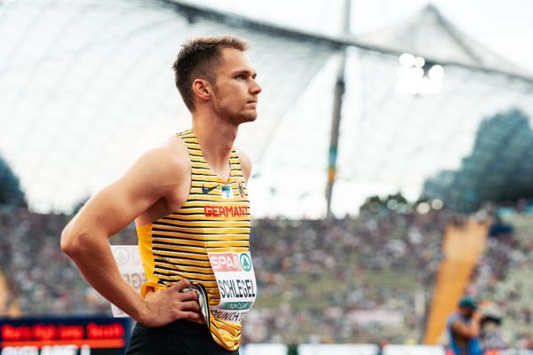 Marvin Schlegel (GER) am 15.08.2022 bei den Leichtathletik-Europameisterschaften in Muenchen