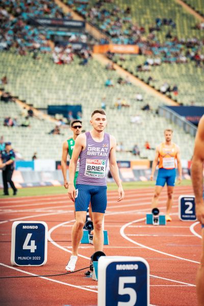 Joseph Brier (GBR) am 15.08.2022 bei den Leichtathletik-Europameisterschaften in Muenchen