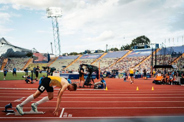 Marvin Schlegel (GER) am 15.08.2022 bei den Leichtathletik-Europameisterschaften in Muenchen