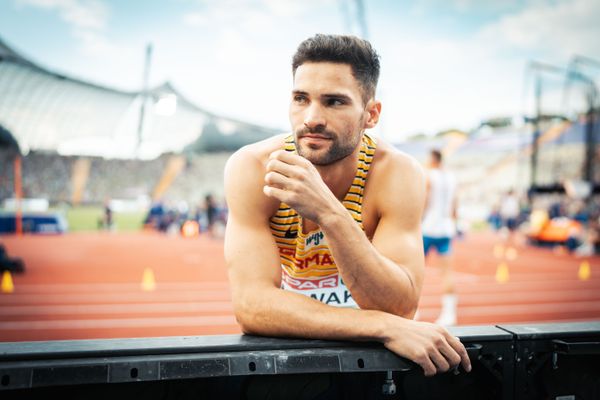 Tim Nowak (GER) am 15.08.2022 bei den Leichtathletik-Europameisterschaften in Muenchen