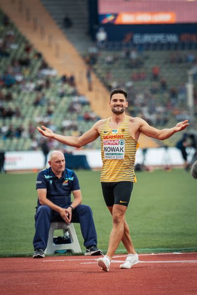 Tim Nowak (GER) am 15.08.2022 bei den Leichtathletik-Europameisterschaften in Muenchen