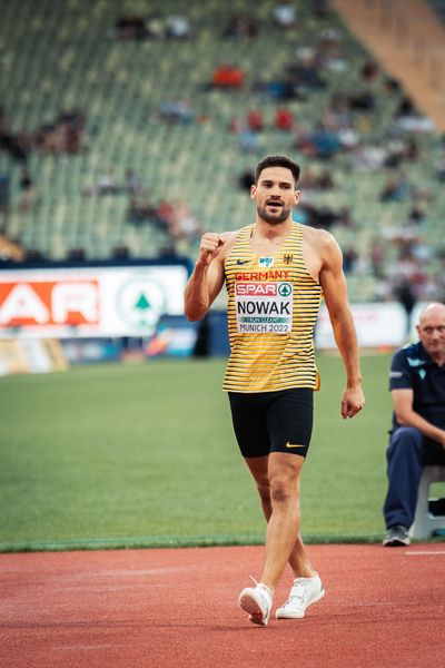 Tim Nowak (GER) am 15.08.2022 bei den Leichtathletik-Europameisterschaften in Muenchen