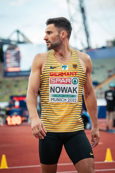 Tim Nowak (GER) am 15.08.2022 bei den Leichtathletik-Europameisterschaften in Muenchen