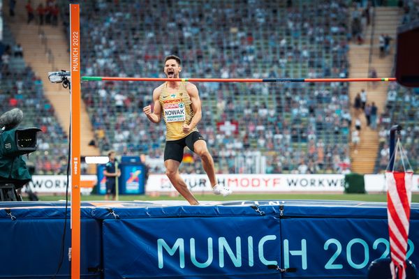 Tim Nowak (GER) am 15.08.2022 bei den Leichtathletik-Europameisterschaften in Muenchen