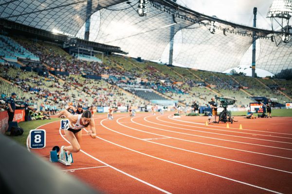 Camille Laus (BEL) am 15.08.2022 bei den Leichtathletik-Europameisterschaften in Muenchen