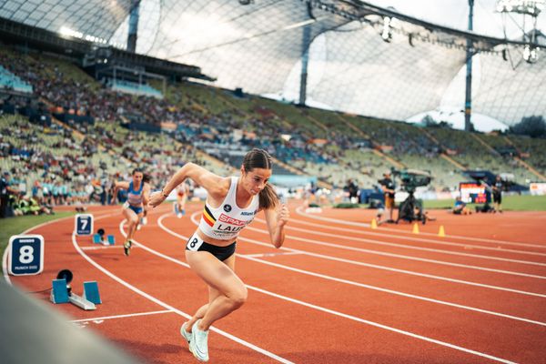 Camille Laus (BEL) am 15.08.2022 bei den Leichtathletik-Europameisterschaften in Muenchen