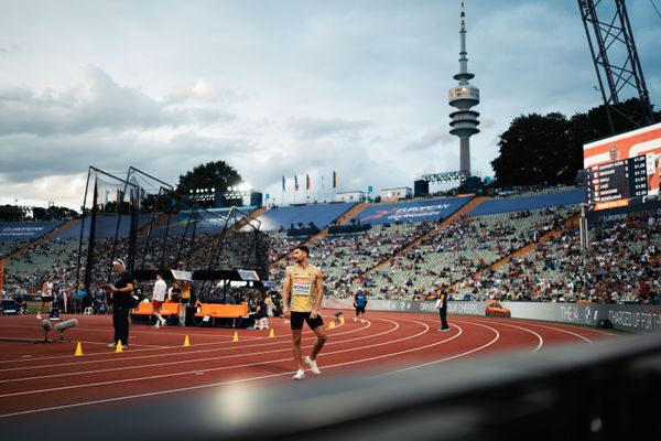 Tim Nowak (GER) am 15.08.2022 bei den Leichtathletik-Europameisterschaften in Muenchen