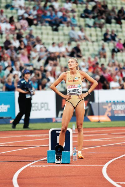 Alica Schmidt (GER) am 15.08.2022 bei den Leichtathletik-Europameisterschaften in Muenchen