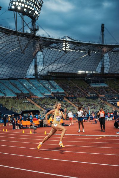 Alica Schmidt (GER) am 15.08.2022 bei den Leichtathletik-Europameisterschaften in Muenchen