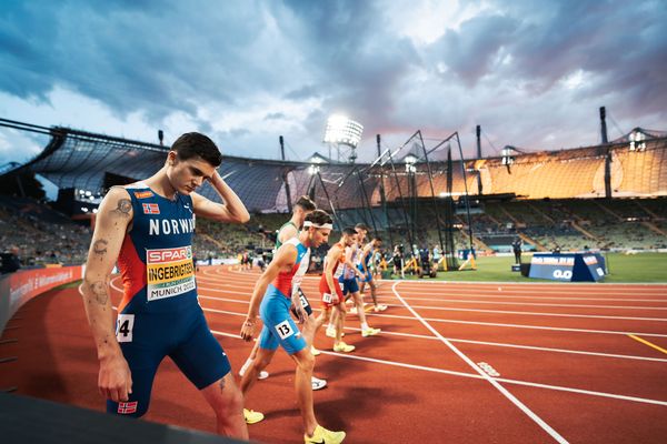 Jakob Ingebrigtsen (NOR) am 15.08.2022 bei den Leichtathletik-Europameisterschaften in Muenchen