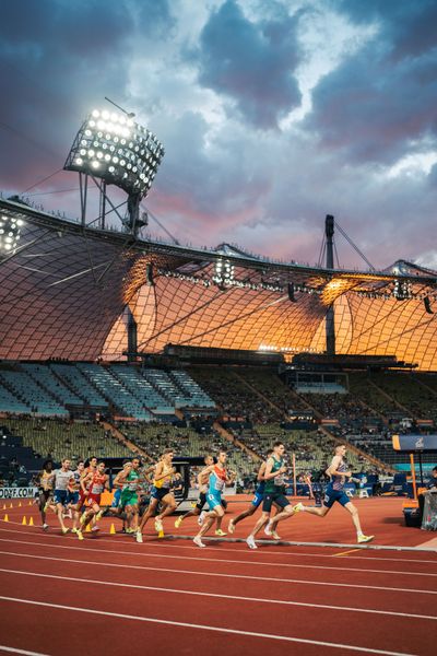 1500m Vorlauf am 15.08.2022 bei den Leichtathletik-Europameisterschaften in Muenchen