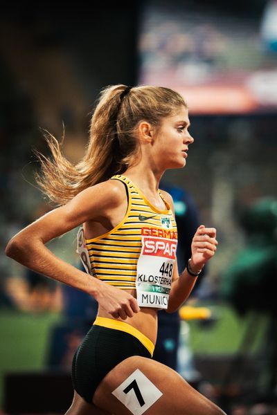 Konstanze Klosterhalfen (GER) ueber 10000m am 15.08.2022 bei den Leichtathletik-Europameisterschaften in Muenchen