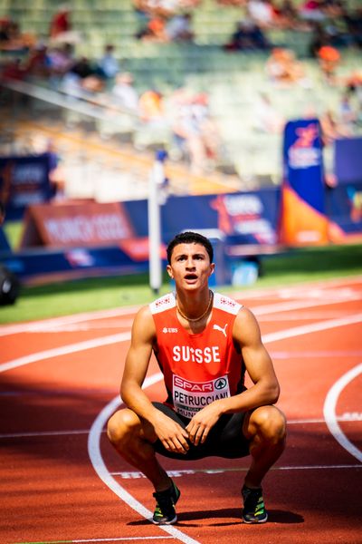 Ricky Petrucciani (SUI) am 16.08.2022 bei den Leichtathletik-Europameisterschaften in Muenchen