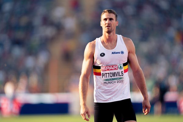 Niels Pittomvils (BEL) am 16.08.2022 bei den Leichtathletik-Europameisterschaften in Muenchen