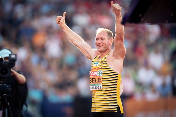 Arthur Abele (GER) am 16.08.2022 bei den Leichtathletik-Europameisterschaften in Muenchen