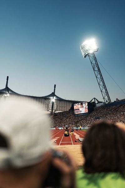 Marko ceko (CRO) im Weitsprung am 16.08.2022 bei den Leichtathletik-Europameisterschaften in Muenchen