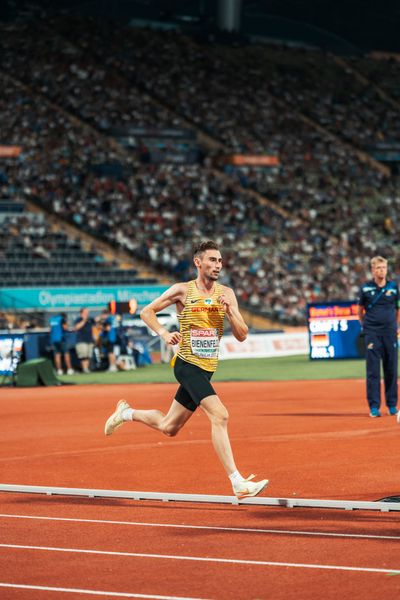 5000m Finale der Maenner mit Davor Aaron Bienenfeld (GER) am 16.08.2022 bei den Leichtathletik-Europameisterschaften in Muenchen