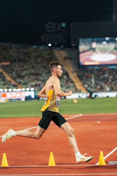 5000m Finale der Maenner mit Davor Aaron Bienenfeld (GER) am 16.08.2022 bei den Leichtathletik-Europameisterschaften in Muenchen