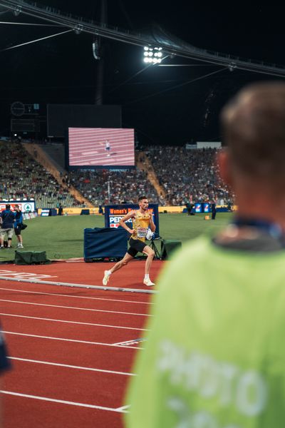 5000m Finale der Maenner mit Davor Aaron Bienenfeld (GER) am 16.08.2022 bei den Leichtathletik-Europameisterschaften in Muenchen