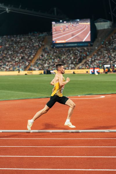 5000m Finale der Maenner mit Davor Aaron Bienenfeld (GER) am 16.08.2022 bei den Leichtathletik-Europameisterschaften in Muenchen