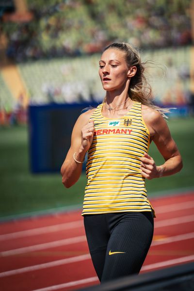 Kristin Gierisch (GER) am 17.08.2022 bei den Leichtathletik-Europameisterschaften in Muenchen