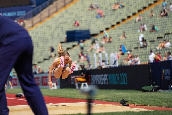 Neele Eckhardt (GER) am 17.08.2022 bei den Leichtathletik-Europameisterschaften in Muenchen