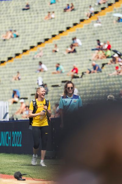 Neele Eckhardt (GER) am 17.08.2022 bei den Leichtathletik-Europameisterschaften in Muenchen