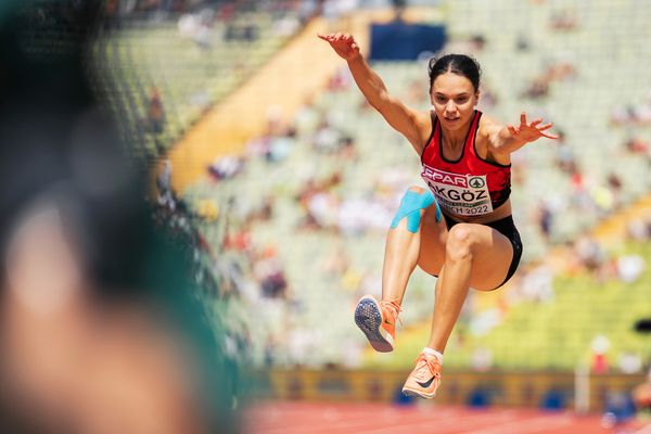 Gizem Akgoez (TUR) am 17.08.2022 bei den Leichtathletik-Europameisterschaften in Muenchen