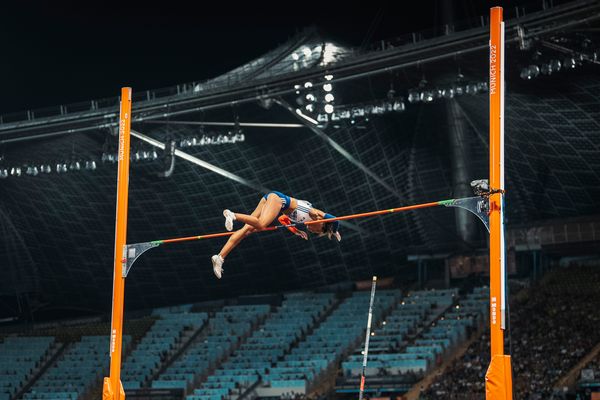 Marie-Julie Bonnin (FRA) am 17.08.2022 bei den Leichtathletik-Europameisterschaften in Muenchen