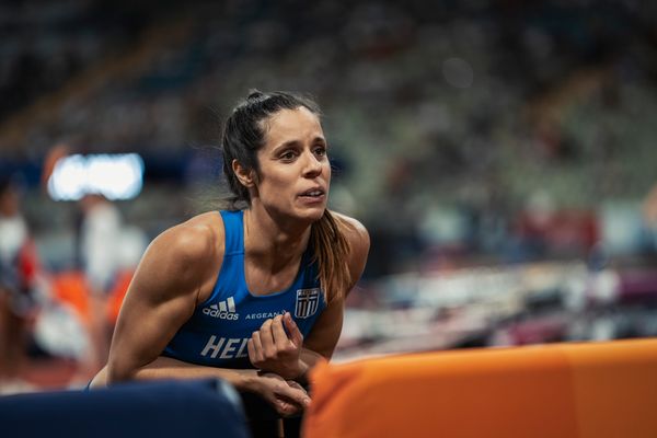 Aikaterini Stefanidi (GRE) am 17.08.2022 bei den Leichtathletik-Europameisterschaften in Muenchen