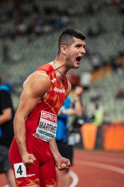 Asier Martinez (ESP) am 17.08.2022 bei den Leichtathletik-Europameisterschaften in Muenchen