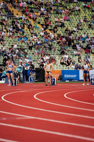 Tanja Spill (GER) am 18.08.2022 bei den Leichtathletik-Europameisterschaften in Muenchen