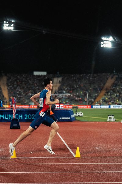 Jakob Ingebrigtsen (NOR) am 18.08.2022 bei den Leichtathletik-Europameisterschaften in Muenchen