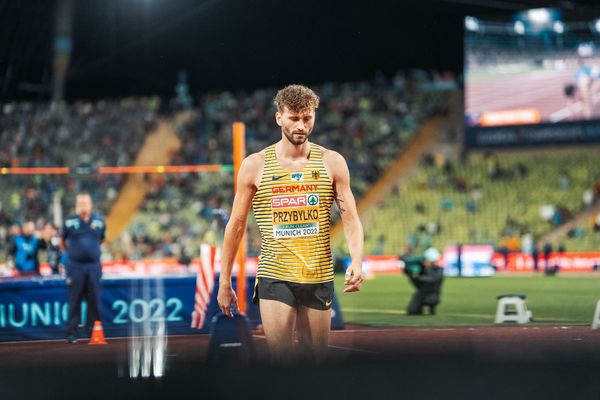 Mateusz Przybylko (GER) am 18.08.2022 bei den Leichtathletik-Europameisterschaften in Muenchen