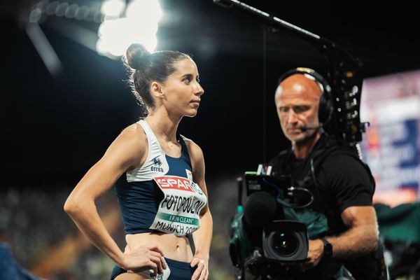 Filippa Fotopoulou (CYP) am 18.08.2022 bei den Leichtathletik-Europameisterschaften in Muenchen