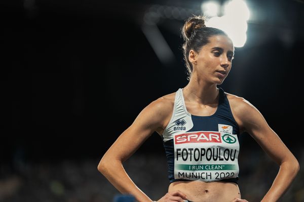 Filippa Fotopoulou (CYP) am 18.08.2022 bei den Leichtathletik-Europameisterschaften in Muenchen